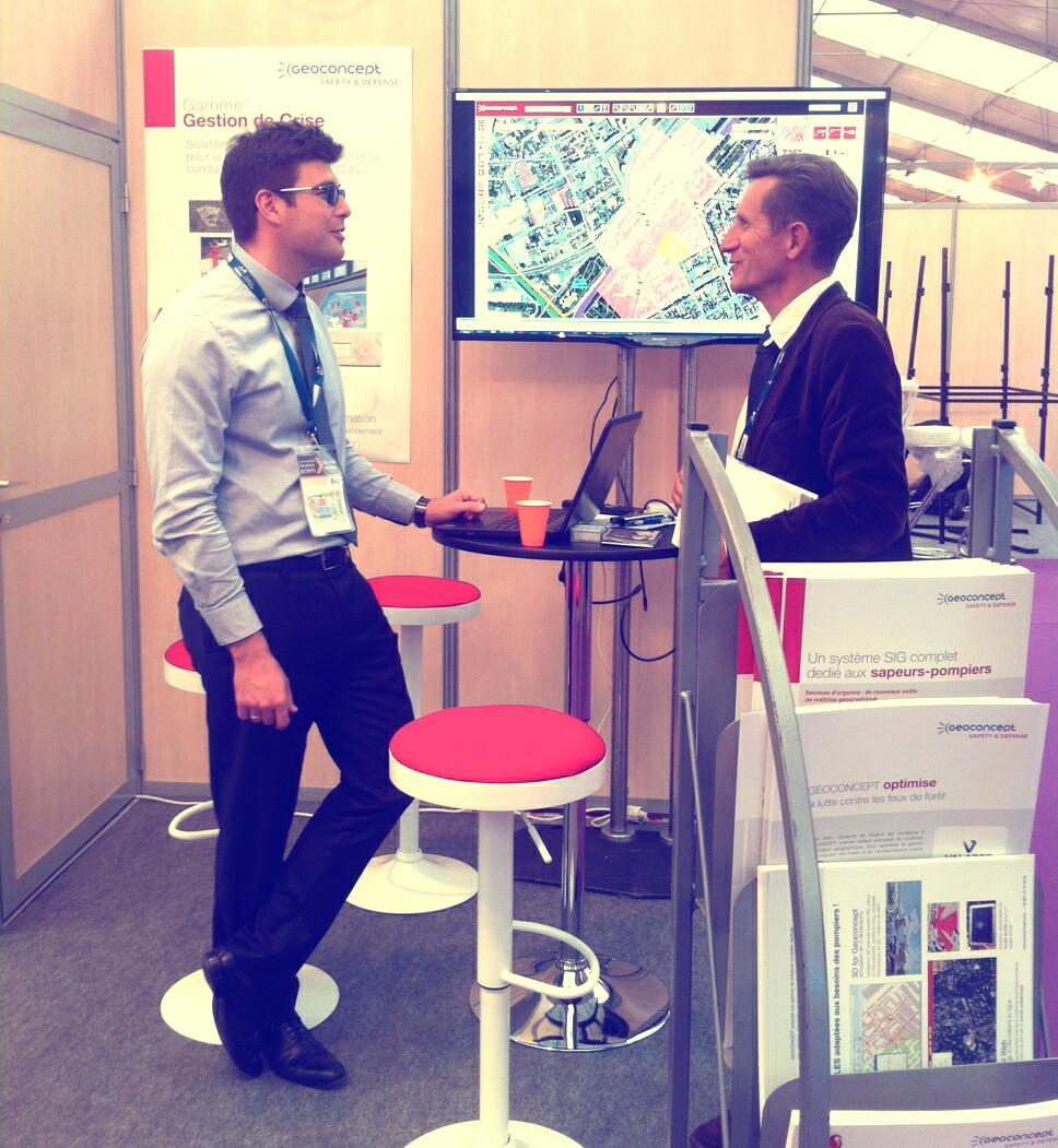 NomadiaGroup's tweet photo. En direct d'Agen, retrouvez les nouveautés #geoptimisation pour les SDIS #GEOCONCEPT stand 4A10, #GIP-ATGERI, #CGX http://t.co/fVyCukn5Wm