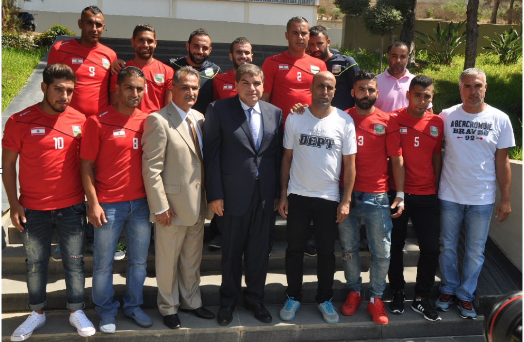 #الريجي كرمت فريقها الفائز ببطولة #لبنان ل #كرة_القدم_الشاطئية