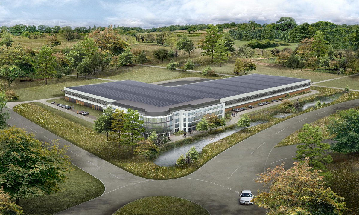 Levelarch's tweet photo. #CGI Proposal for an #ECO Factory for ‘off-site’ production of modular housing #levelarchitecture #newhomes #Bicester http://t.co/qPW8xmhuKm