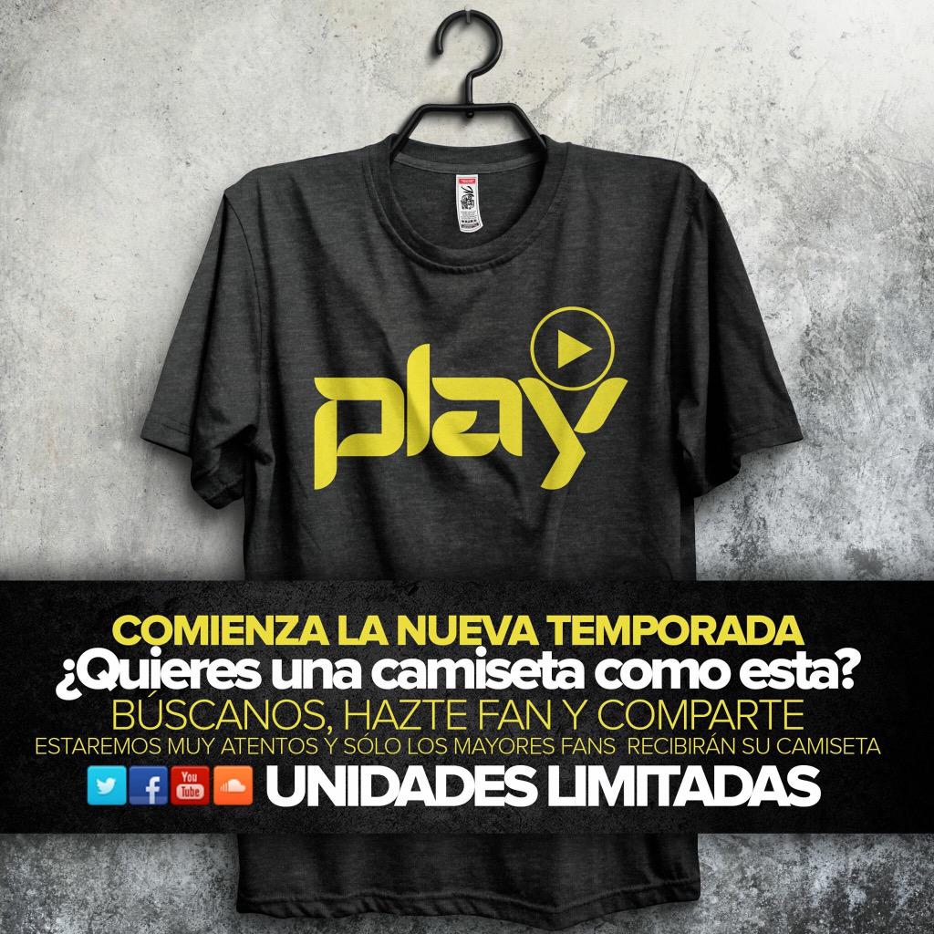 PLAYPuroTechno's tweet photo. Síguenos , rt y podrás ganar una de las 2 camiseta que sorteamos de la nueva temporada de @PLAYPuroTechno  

Let go!! http://t.co/jZtAsKtRHq