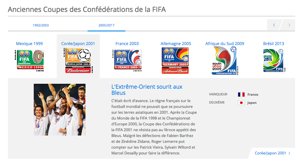 fifacom_fr's tweet photo. Venez (re)découvrir l'histoire de la Coupe des Confédérations ici : http://t.co/j6Zu9dz5Xw #CConfed http://t.co/GErbz0NSIf