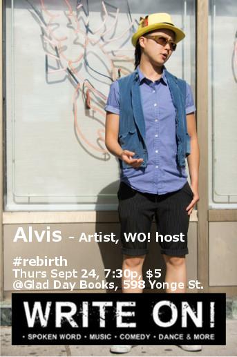 WriteOnOpenMic's tweet image. facebook.com/events/1479471…

Alvis Choi aka Alvis Parsley is an artist &amp;amp; performer based in Toronto. They host WO! tomora