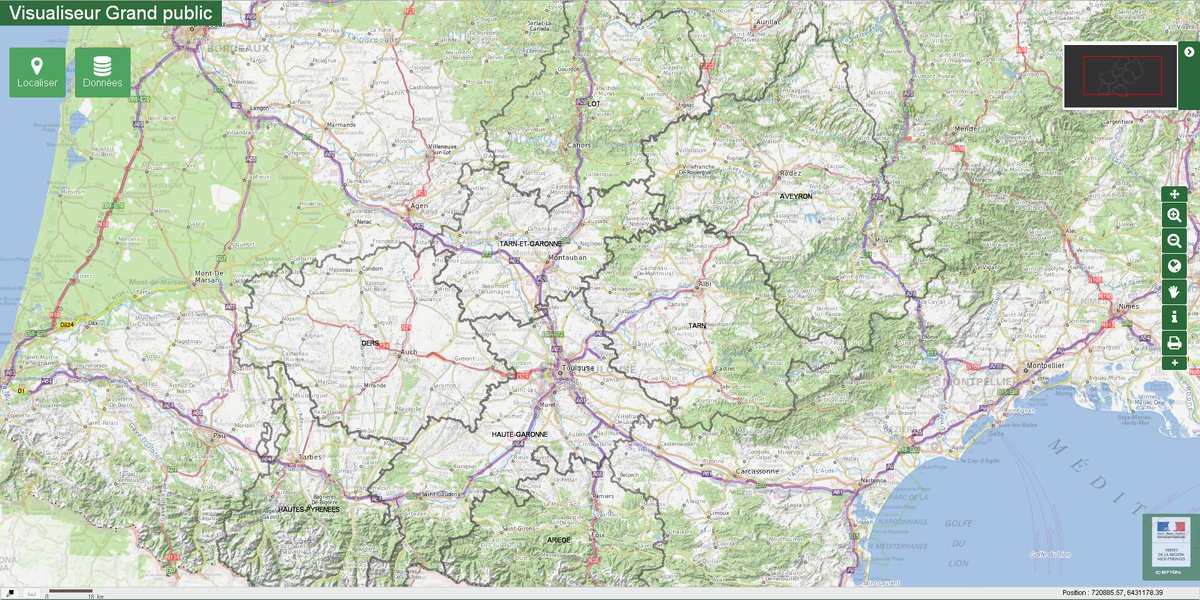 Une nouvelle interface de cartographie dynamique est désormais disponible sur <a href="/MIPYGEO/">MIPYGEO</a>  -> mipygeo.fr/accueil/les_ac…