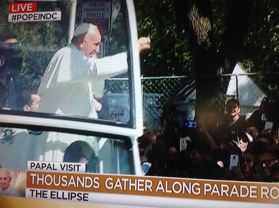 Triiiplets's tweet photo. #POPEINDC
#BestSeatInTheHouse;-) http://t.co/gccAysrshg