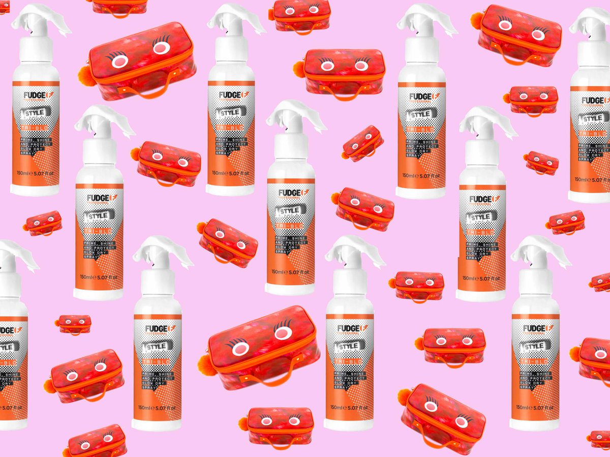 heatworld's tweet photo. Last chance to RT to WIN a gorge limited edition Katie Eary Monster Brush Bag and @FUDGEHAIR Tri-Blo http://t.co/4KURVcmHhS