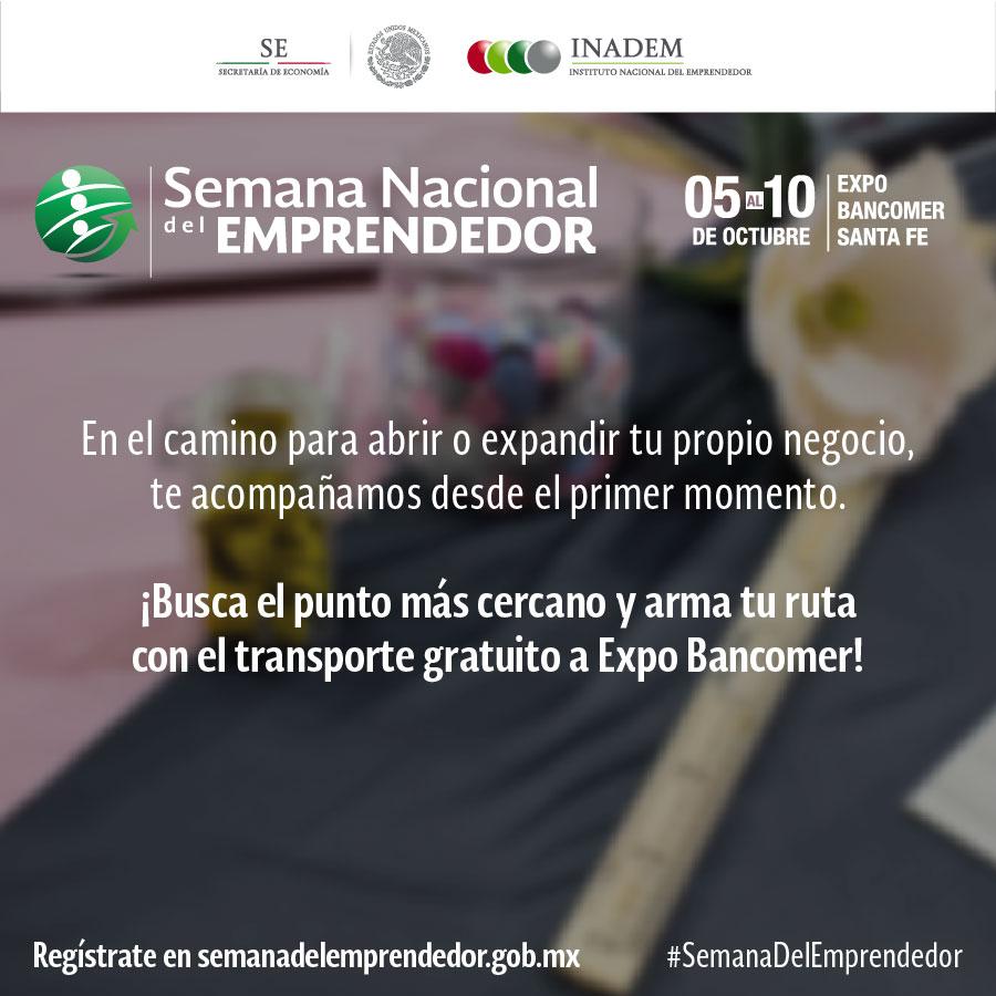 PresidenciaMX's tweet photo. ¡Inscríbete, asiste y actualiza tus conocimientos! #SemanaDelEmprendedor http://t.co/NfkB7zd7kW