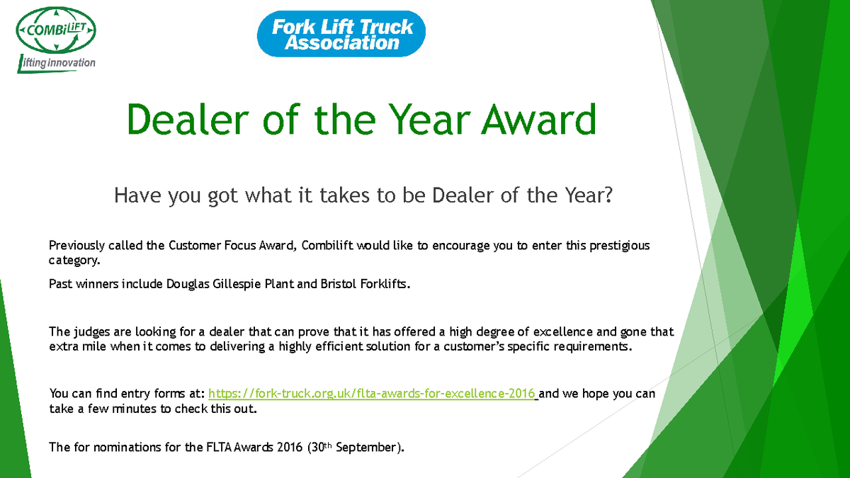 Combi_SC's tweet photo. Calling All UK Dealers.Gone the extra mile for your customer?Are you the Dealer of the Year?https://t.co/xAU7d3bo79 http://t.co/cXqNdXqzbM