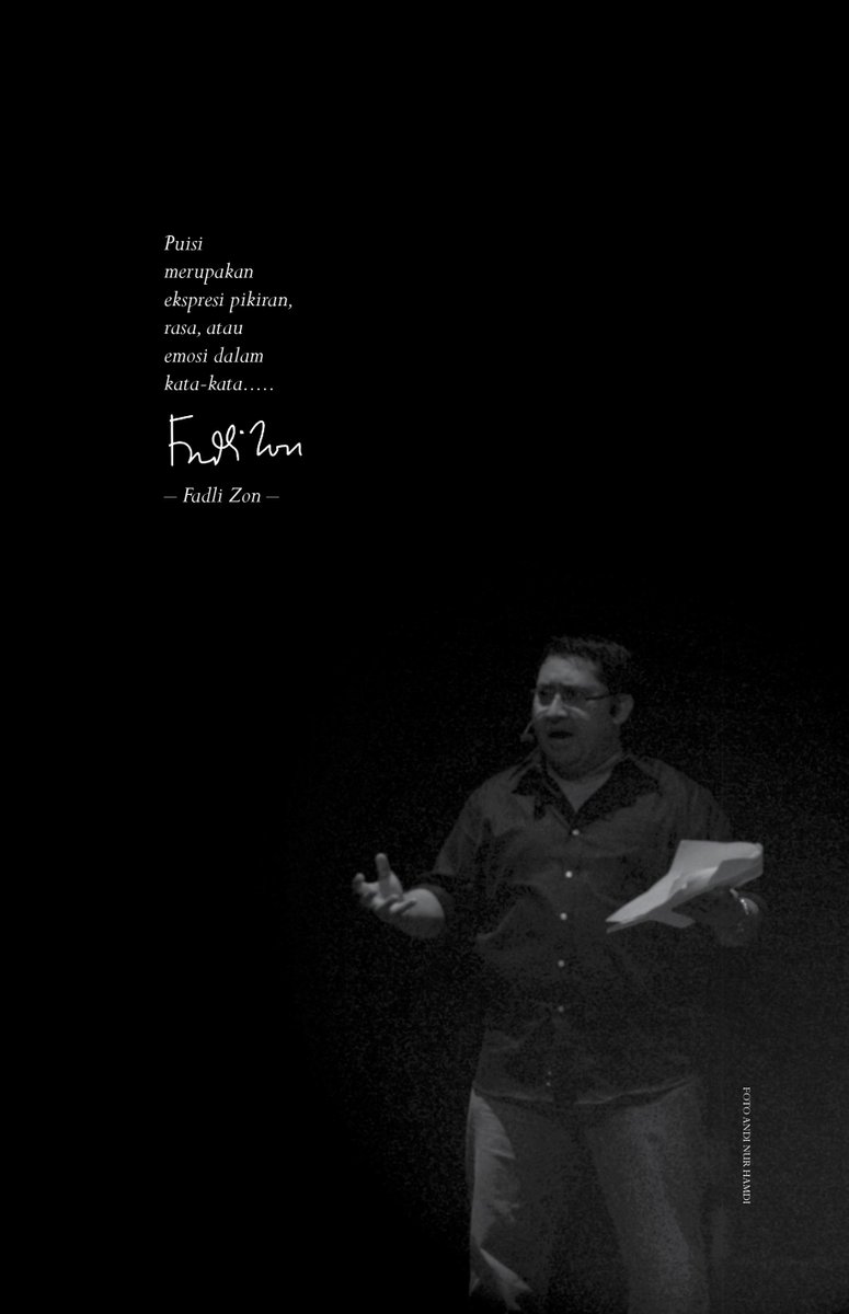 Fadli Zon Library On Twitter 7 Puisi Merupakan Ekspresi