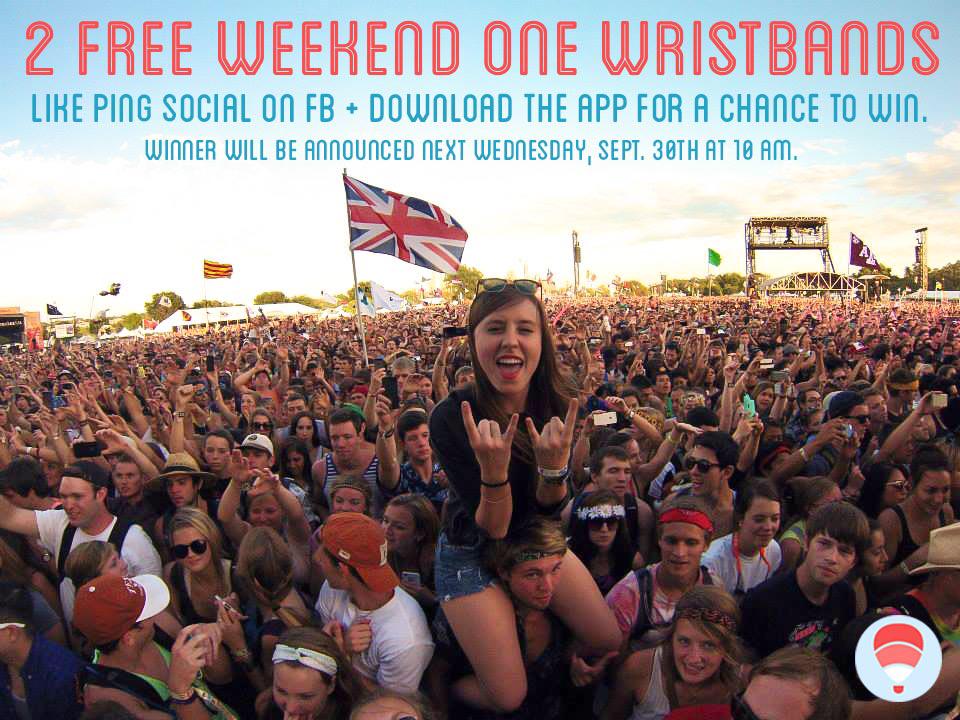 pingballoon's tweet photo. 2 FREE WKND 1 wristbands. Do it!

https://t.co/a8F9UB4ZjK http://t.co/YGZ2mntF0d