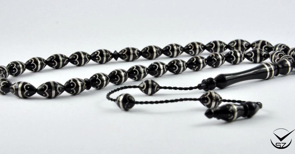 Özel yapım gümüş işlemeli kuka tesbih sadece 119 TL               instagram.com/saatzemberek/