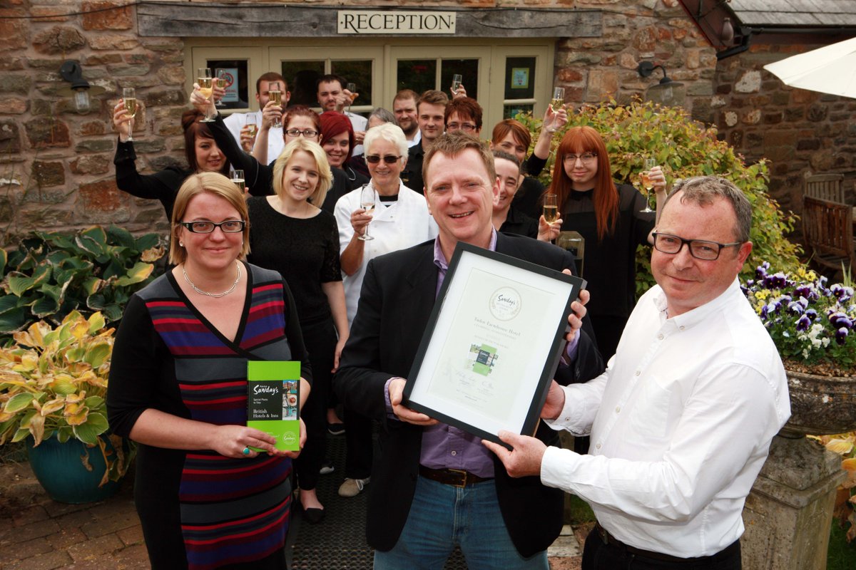 VisitDeanWye's tweet photo. Have you heard the great news? @tudorfarmhouse has won the English Hotel of the Year award! https://t.co/d0CwPNCzu1 http://t.co/nhgSU031vY