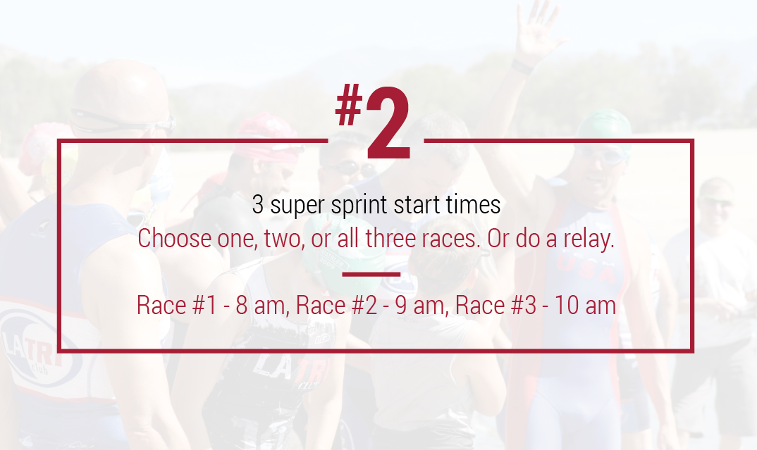 The LATC Club Race is actually 3 races - a unique opportunity to work on your transition times ow.ly/SqnF3