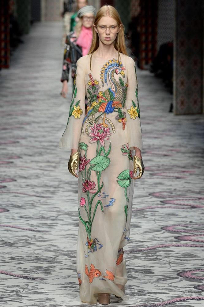 Geek Chic Gucci - see every look from this afternoon's ss16 show: mfw ...