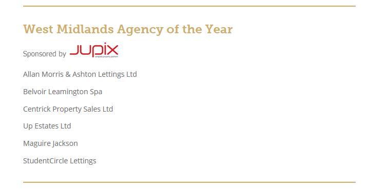 Delighted to be nominated in the Negotiator Awards 2015 as "West Midlands Agency of the Year" ow.ly/SzxOb