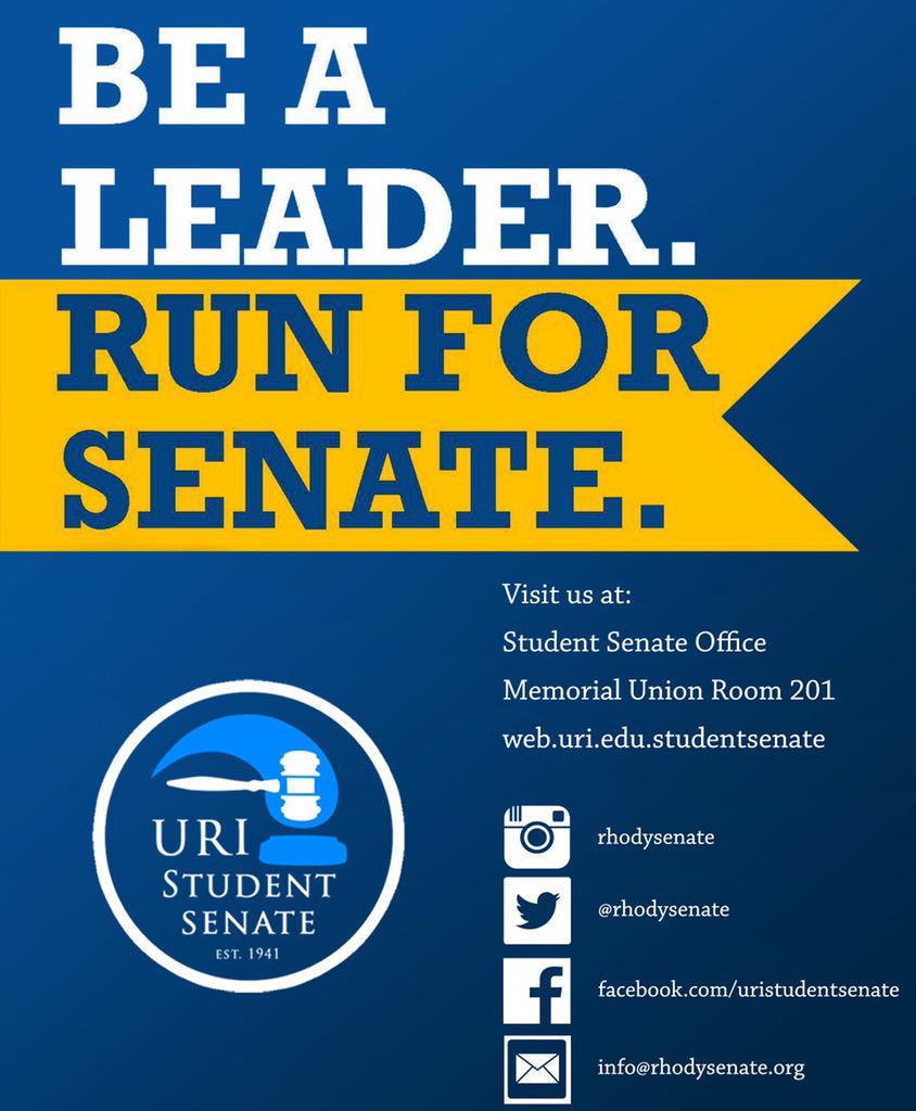 RhodySenate's tweet photo. Join Student Senate! Declarations end IN 2 DAYS, this Friday at 1pm. Stop by our office, MU 201 🐑 #rhodydriven http://t.co/h3llLzFqBr