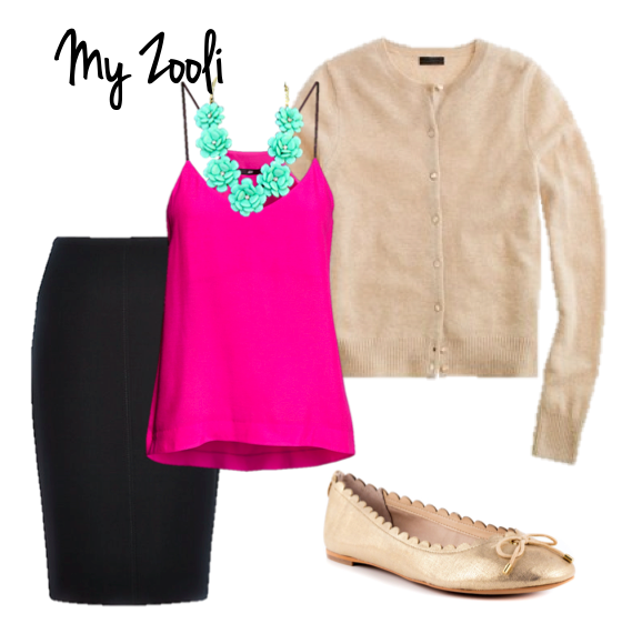 MyZooli's tweet image. #BasicStyling: Take a simple outfit to the next level with a pop of color, like a bright cami. #ootd #instyle #style