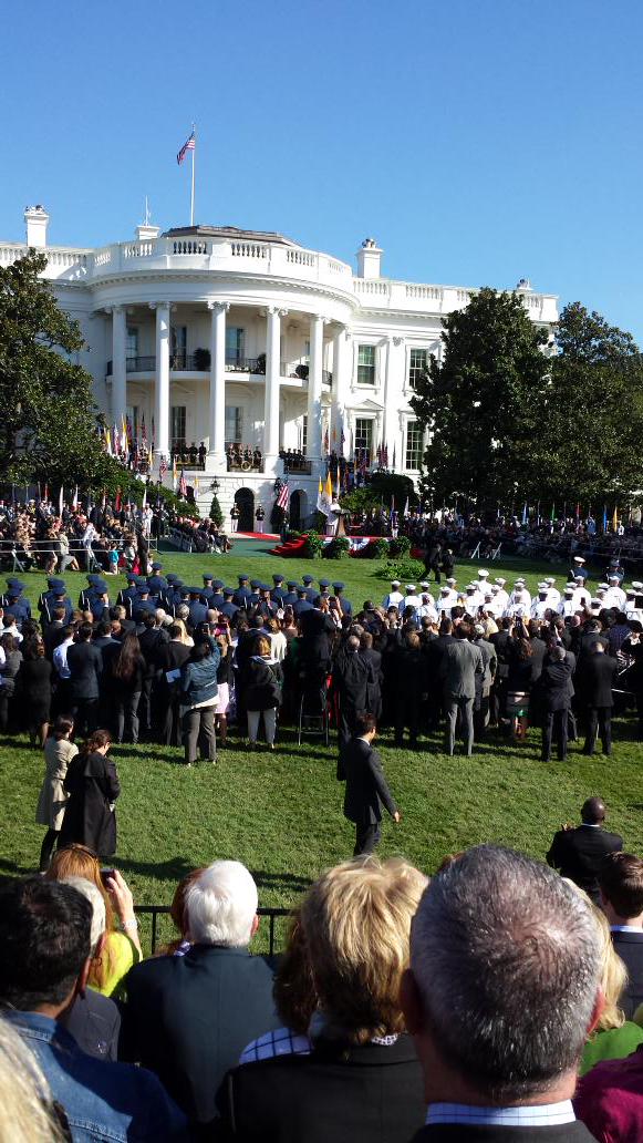 ShurtleffSteve's tweet image. What wonderful welcoming remarks by both the President and the Holy Father. This is a day I'll never forget.