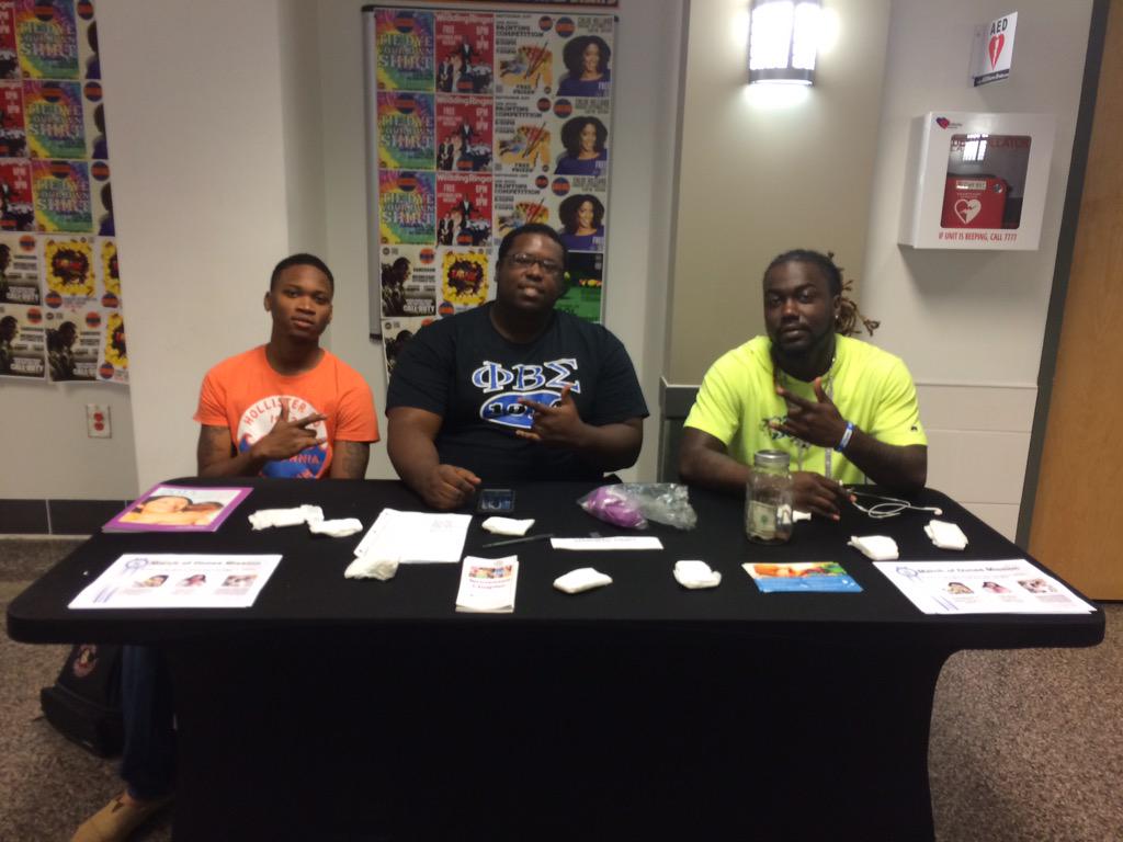 Support the men of Phi Beta Sigma and donate to the March of Dimes. #greeksgiveback