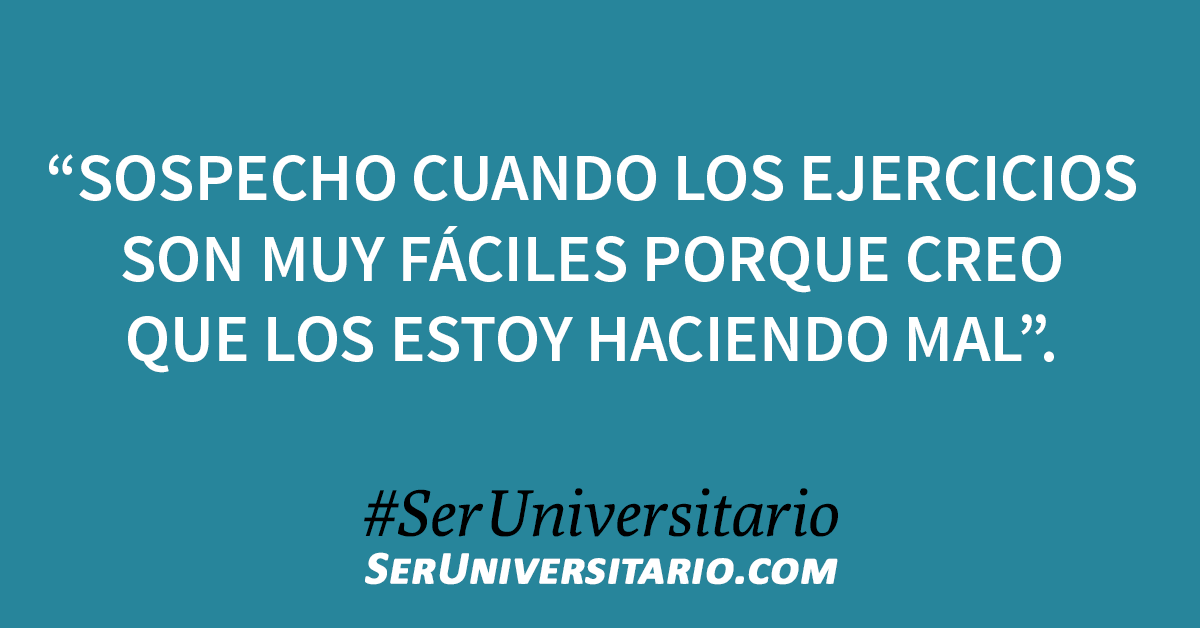 SerUniv's tweet photo. Sospecho cuando los ejercicios son muy fáciles porq creo q los estoy haciendo... #SerUniversitario vía @CaamiiAraujjo http://t.co/xQG4rHAUD6