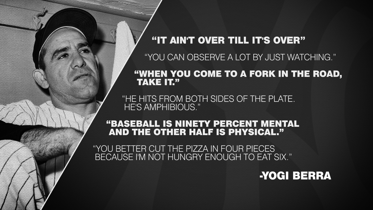 UnSportsESPN's tweet photo. "I’ve never met anyone who didn’t love Yogi Berra." – @Kurkjian_ESPN http://t.co/BQ087LPGjl