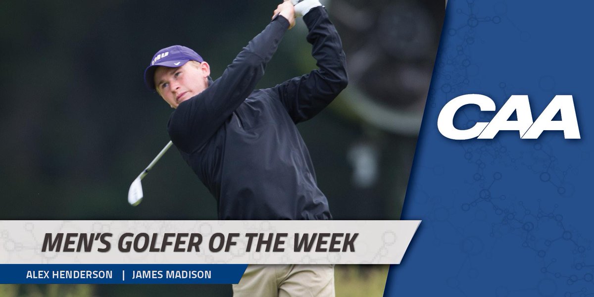 CAASports's tweet photo. We have two #CAASports Men's Golfers of the Week. Shout out to @JMUMGolf &amp; @Towson_MGOLF for some great tournaments. http://t.co/qOlwfHwbw8