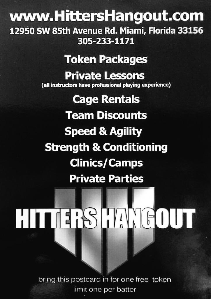 Swing by the Hangout!! #HittersHangout #reps #UHP #tokens #lessons #cagerental #speed #agility #strength #bdayparties