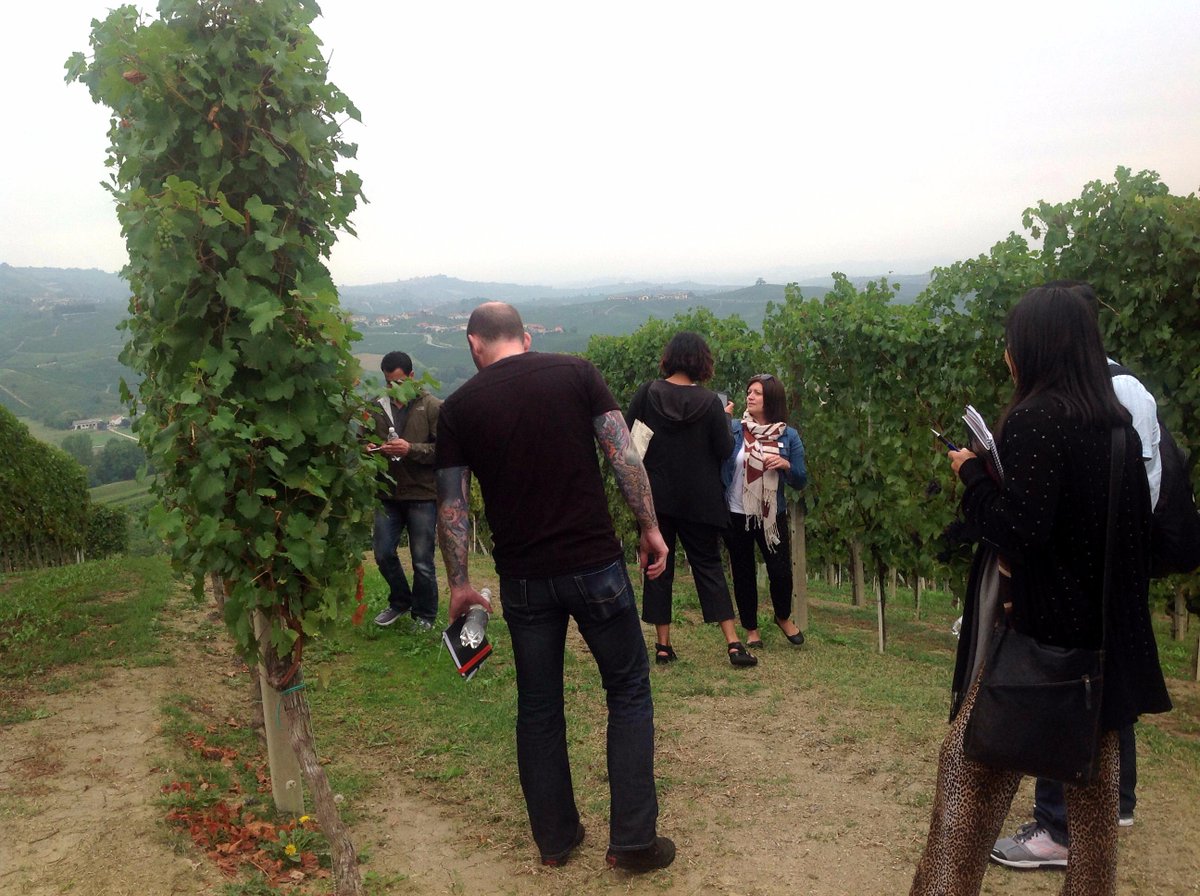 borolivini's tweet photo. Welcoming special guests to the #Barolo area at #LaBrunella our winery in #CastiglioneFalletto! Cheers @DallaTerraUSA http://t.co/Zwmf0xhjj2