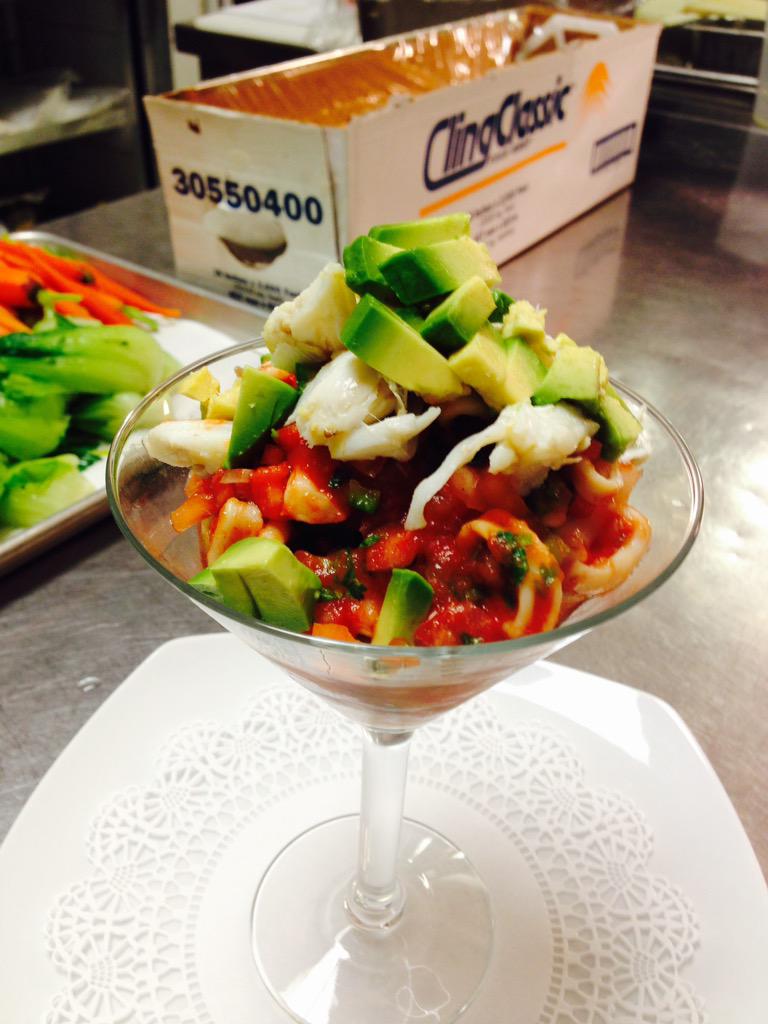 Followed by a #seafoodmartini without #octopus at #restaurantcinq  and #lacolombedor