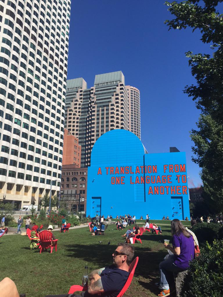 hilarymludlow's tweet photo. Perk of having an office close to #deweysquare : @TenochMexican food truck &amp; lunch with an artistic view http://t.co/EayQS8SgZG