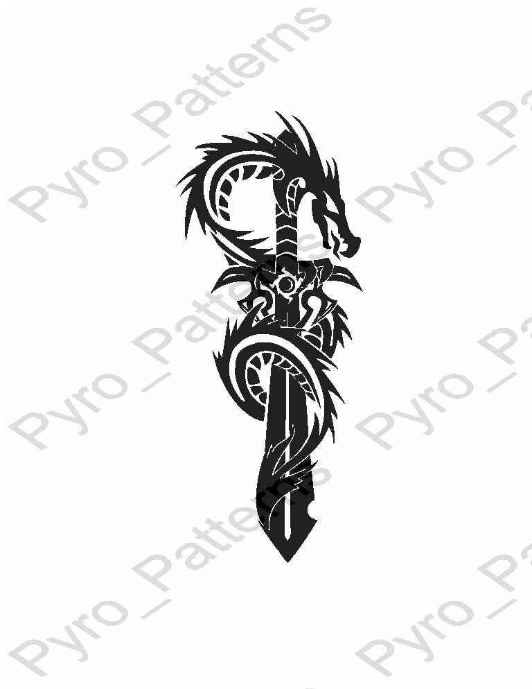 FTYRWU7IWO Wood Burning Stencil Double Dragons Playing Bead Stainless Steel  Metal Stencils Template for Wood Carving Drawing Metal Wood Burning