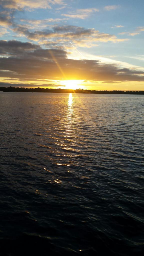 DiscovertheShan's tweet photo. September sunset on lough boderg. http://t.co/cfVKFoSNYU