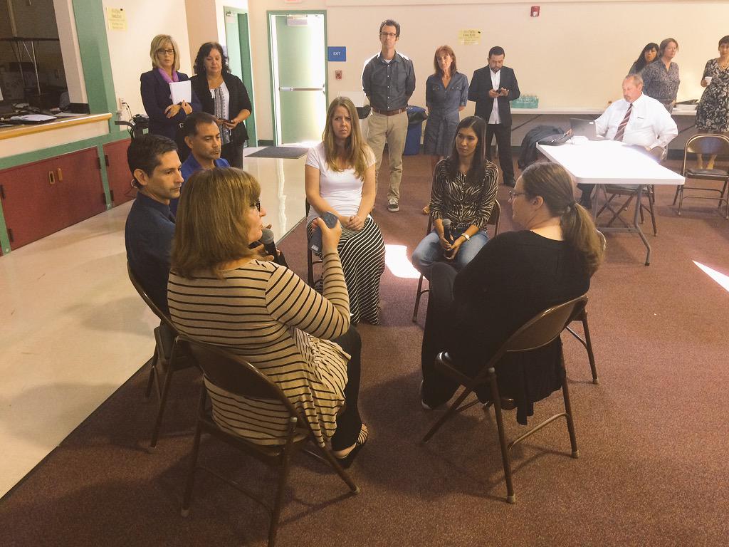 cogswell_ben's tweet photo. A great fish bowl discussion around pacing and common core #alisalstrong #CCSS http://t.co/G9imOtMBQx