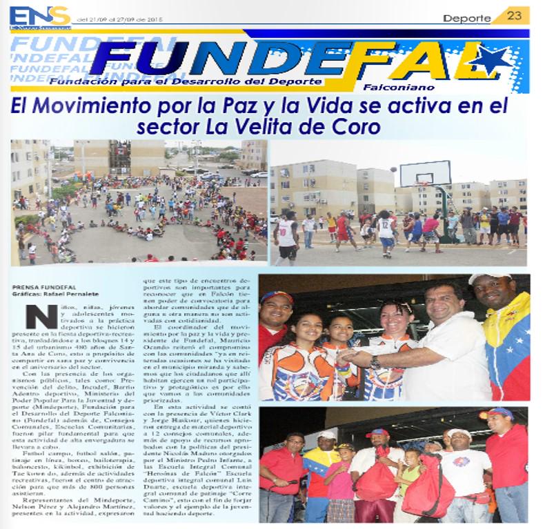 Edición 271 de @ENSFALCON #Fundefal #MovimientoPazYVida #ExpoFalconPotencia #Año2015