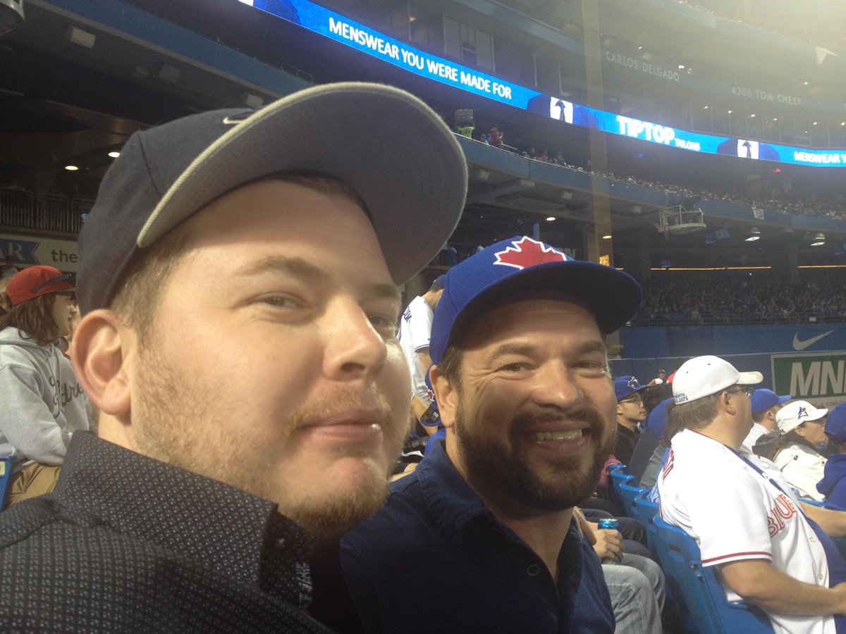 codefilmtoronto's tweet photo. CODE &amp; friends having an absolute blast at yesterday's @BlueJays game! #GoJays #toronto http://t.co/fYLLxSPiI8