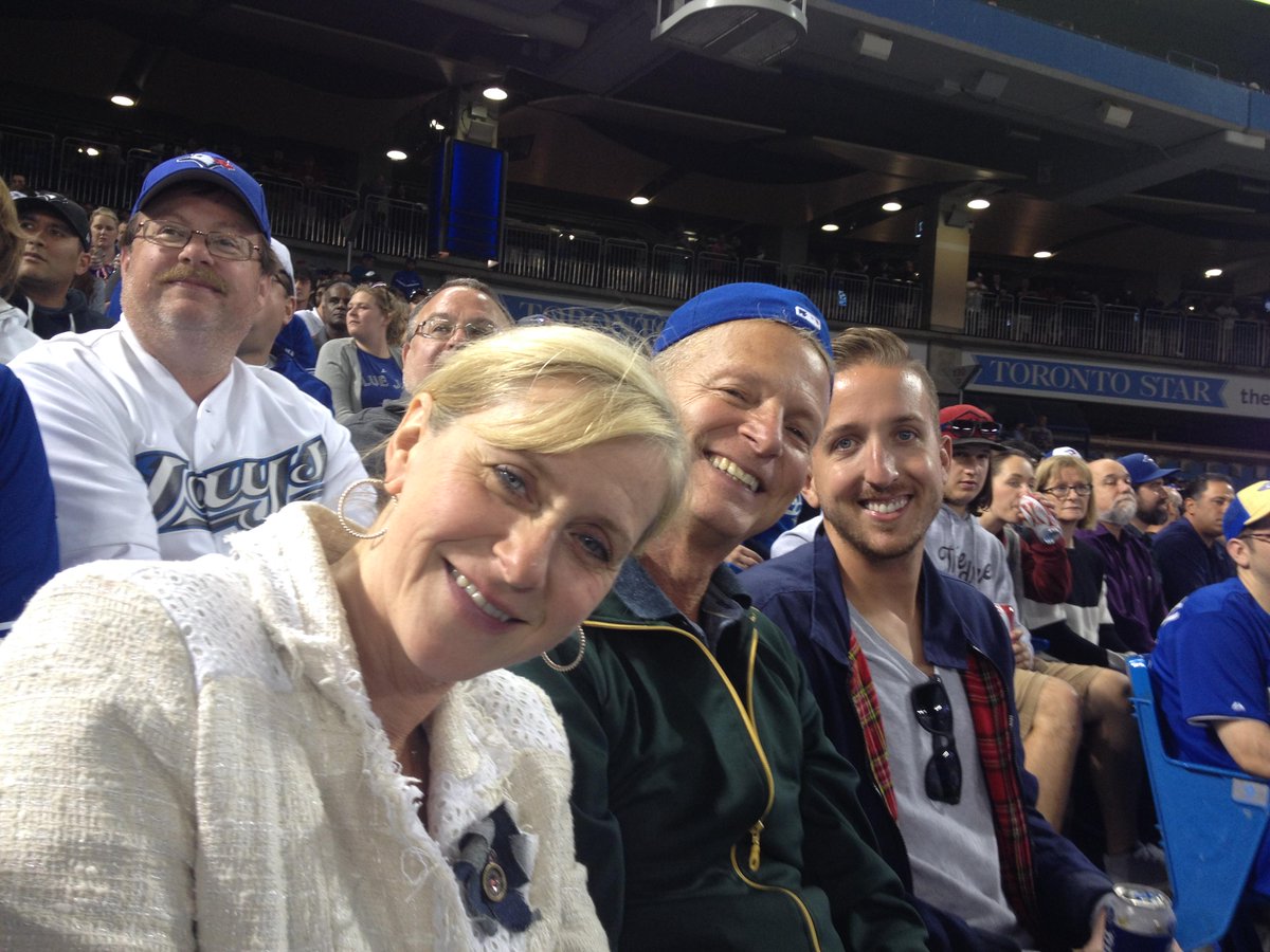 codefilmtoronto's tweet photo. CODE &amp; friends having an absolute blast at yesterday's @BlueJays game! #GoJays #toronto http://t.co/fYLLxSPiI8