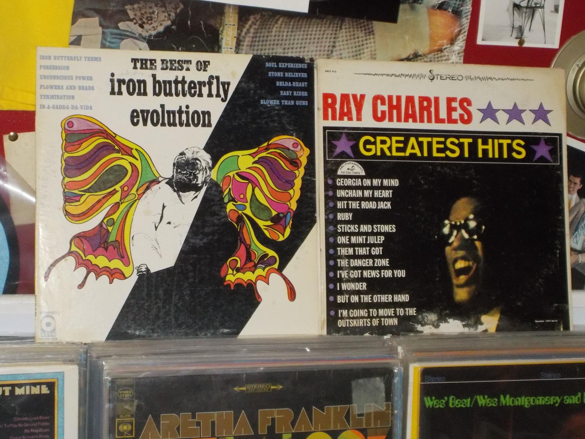 Happy Birthday to Ron Bushy of Iron Butterfly and the late Ray Charles 