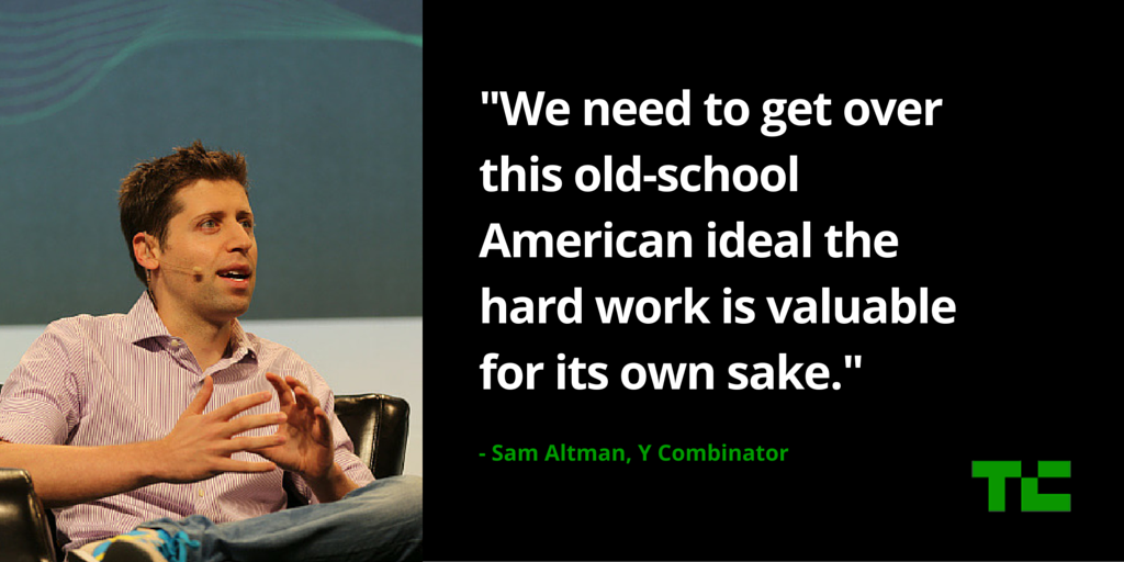 Y Combinator's <a href="/sama/">Sam Altman</a> talks about wealth inequality at #TCDisrupt