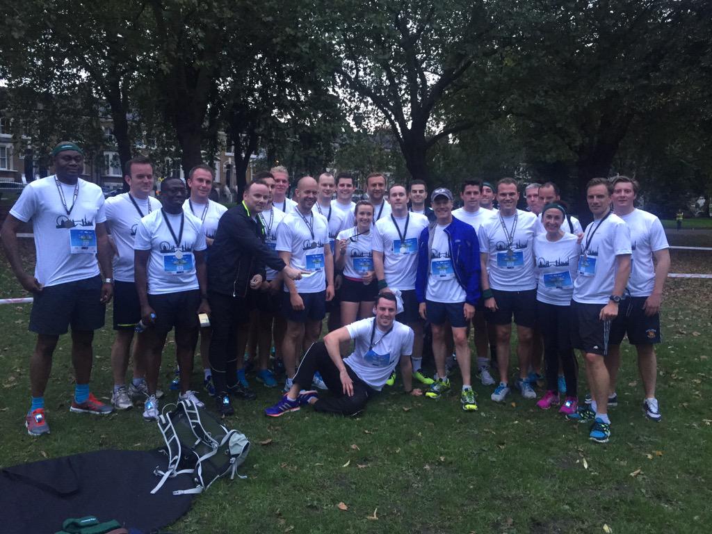 MarketAxess's tweet image. The @MarketAxess and @TraxMarkets teams sweating it out at the City vs Wharf 5k in Victoria Park. #teamfixedincome