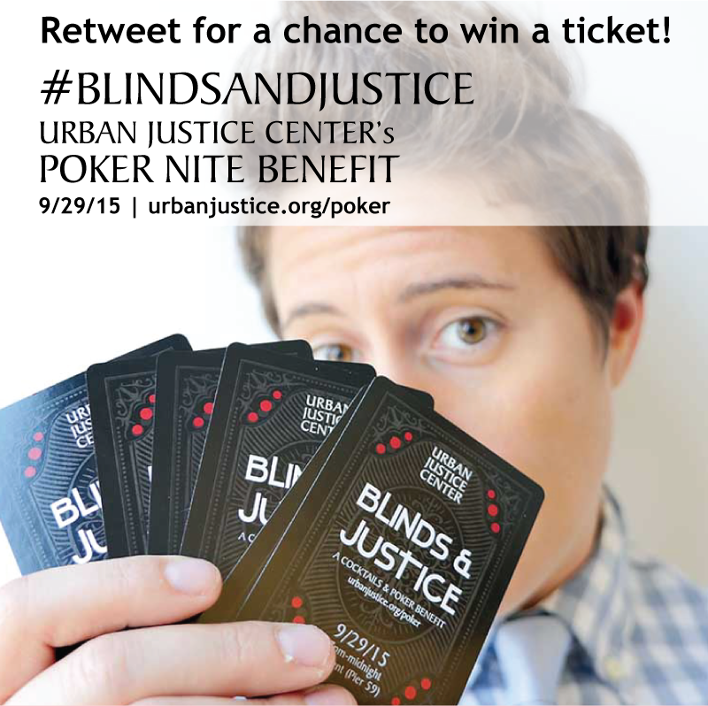 VanessaSelbst's tweet photo. RT a chance to win a free $1000 buy-in to #BlindsAndJustice, our charity #poker tourny 9/29! http://t.co/4JzfFIzNYJ http://t.co/Os9rahul5i