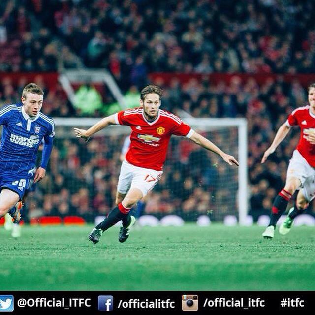 IpswichTown's tweet photo. Wasn't to be this evening for #itfc but best of luck to our hosts for the night, @ManUtd for the rest of the season. http://t.co/diwoxvH3Bt