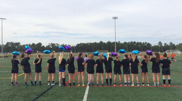 TwinToo72's tweet photo. Remembering our teammate...our family 💙4💜L💙Y💜 #playforlaura http://t.co/NQuA4iBLHz