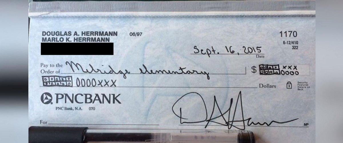 ABC's tweet photo. Dad writes gag check to son's elementary school using common core math: http://t.co/PSOGjjwj8M http://t.co/g8yziwdneF