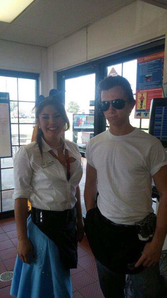 koverton64's tweet photo. #sritulsa 50's fun in Ice cream Day  @ Drive-in 3518 http://t.co/28IosVp63D
