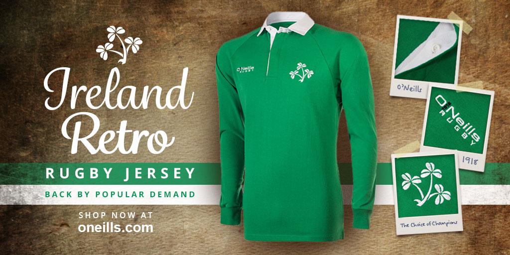 retro irish rugby jersey