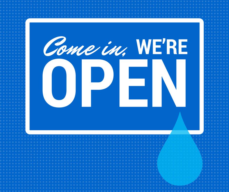 We're open today until 7pm then closing for a week for flood repairs. Come refill on your way to #obfarmersmarket!