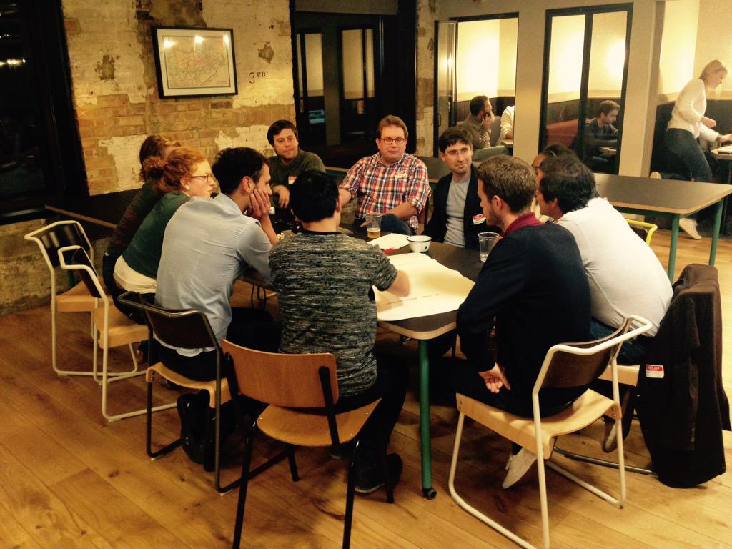 UKTNofficial's tweet photo. Our @TechLondonAdv #cleantechLDN working groups are underway. No pressure, just the future of London at stake guys... http://t.co/dkPRr5VbFZ