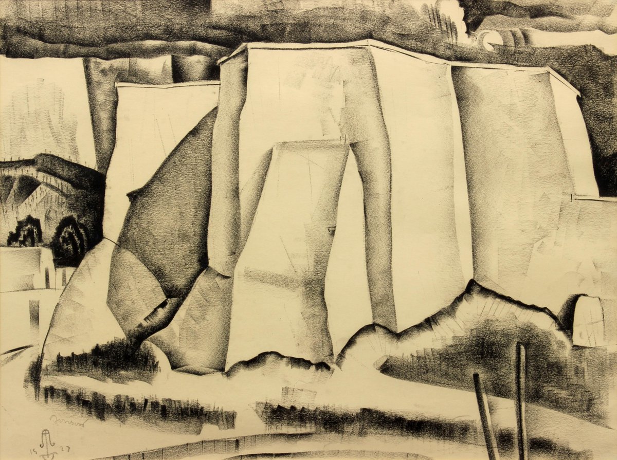 AddisonRoweG's tweet photo. "Ranchos de Taos Church" by Raymond Jonson. Currently hanging at the Addison Rowe Art Gallery http://t.co/mqjfKBLBY5 http://t.co/8UYmr2qmA5