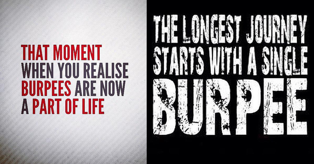 Quotes that sum up your feelings about #burpees perfectly popsugar.com/fitness/Burpee…