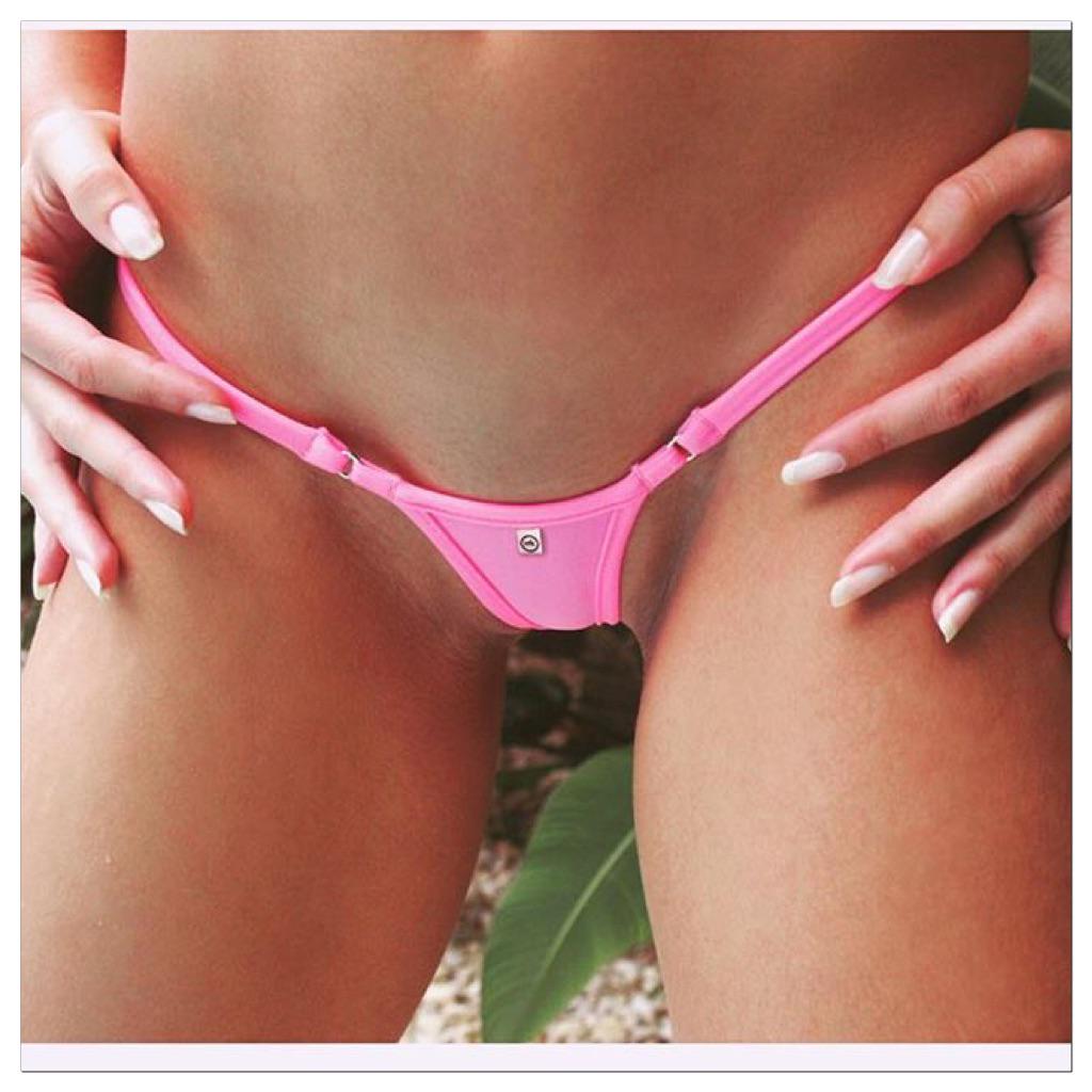 Itsy Bitsy Pink Microkitten Bikini.