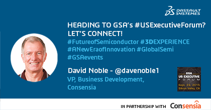 looking forward to hearing semiconductor industry leaders tomorrow @ GSA #USExecutiveForum #3DEXPERIENCE #GlobalSemi